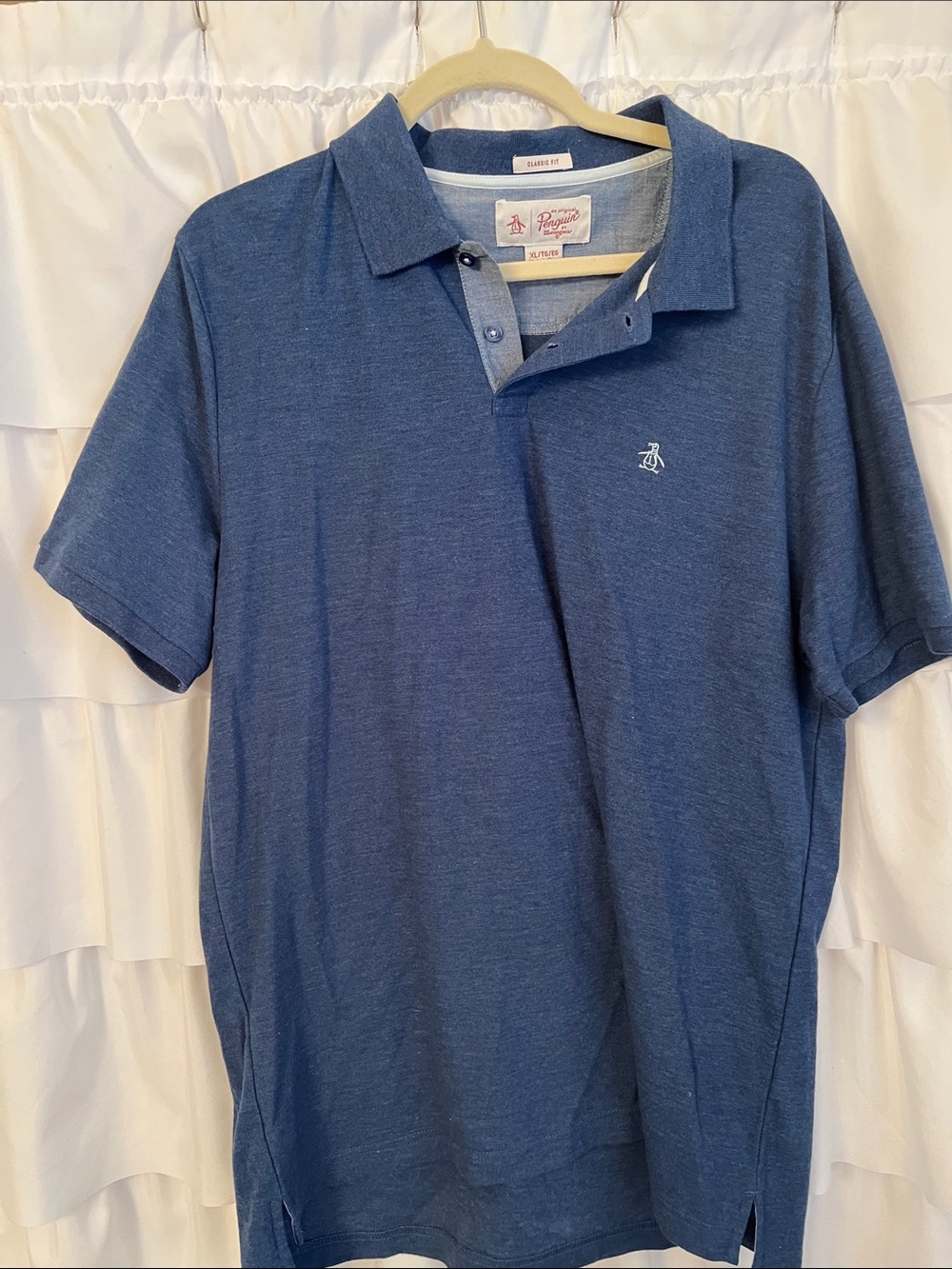 Original Penguin Men's Heather Navy Polo XL